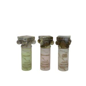 Vintage Caesars Palace Las Vegas Hotel Shampoo Conditioner Lotion 2004 Lot of 3